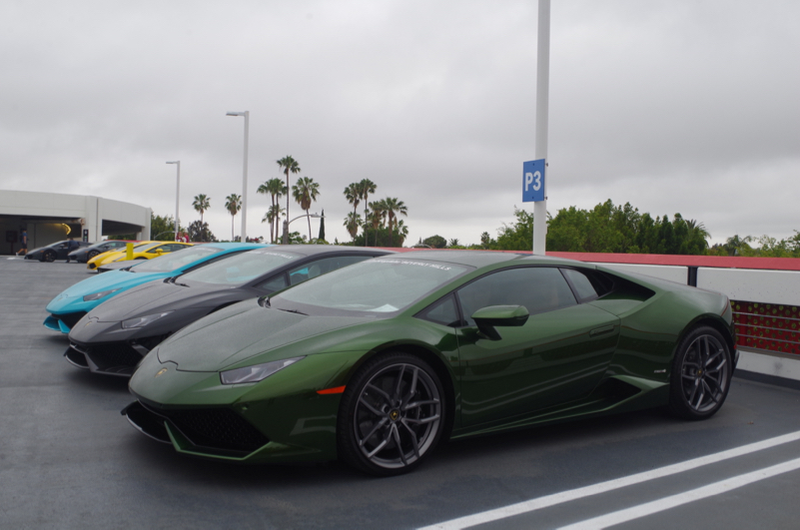 Illustration for article titled Supercars Took Over A Garage To Welcome The $1.9 Million Lamborghini Centenario